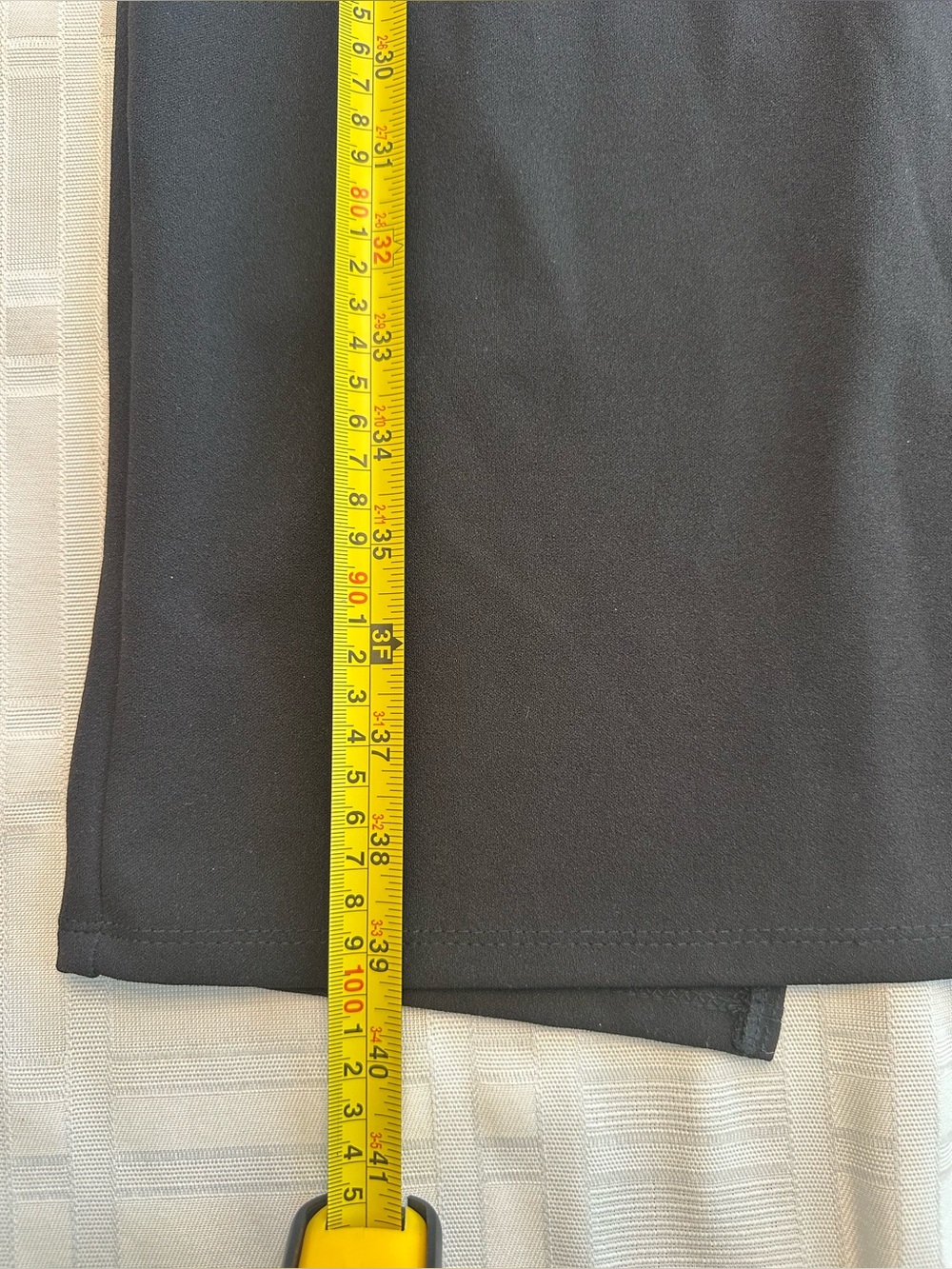 Premier Amour Black 3/4 Sleeve Dress Gold Zipper Dress Size 4 NWT - Picture 9 of 13